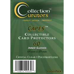 Capes Collectible Card Protectors Starter Pack - 60 Inner Sleeves